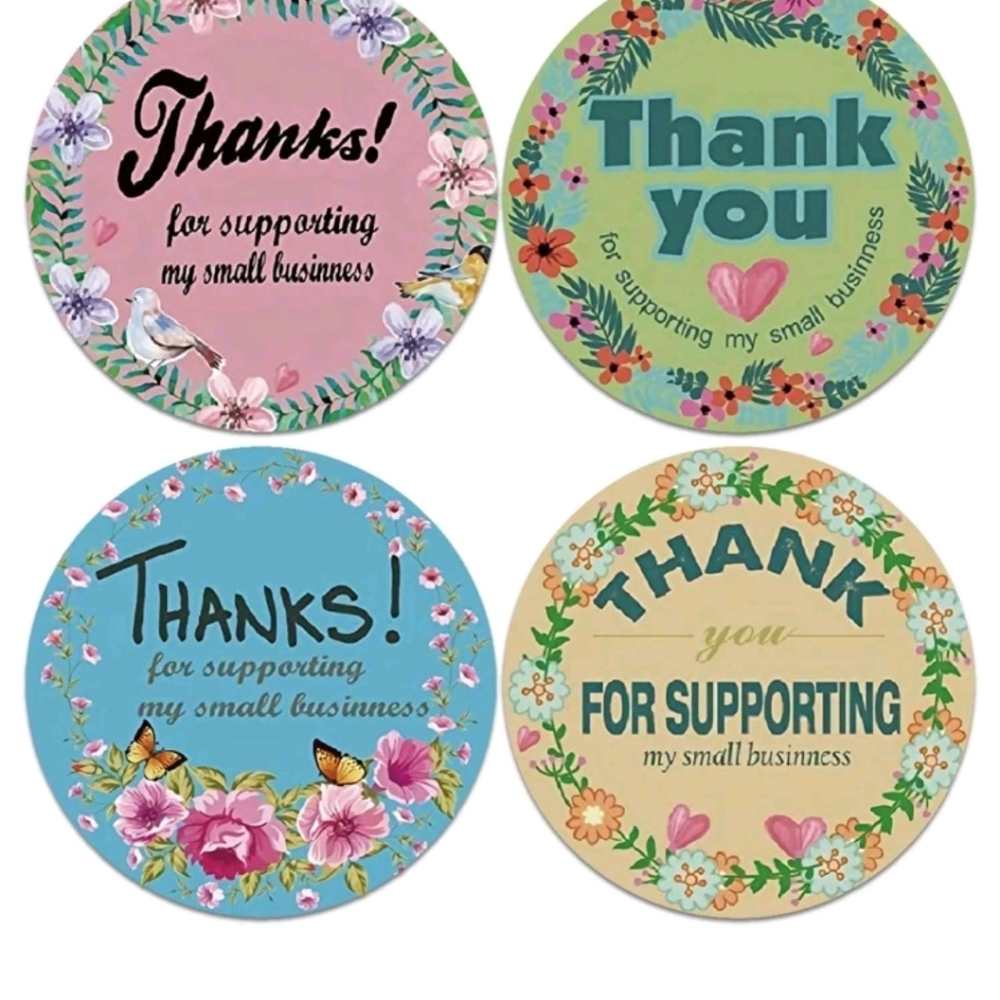 Thank you stickers